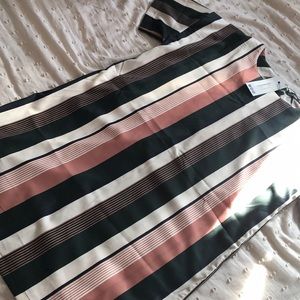 Short sleeved shift dress